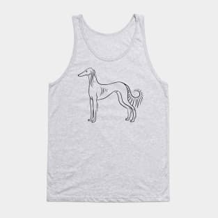 Standing Saluki Tank Top